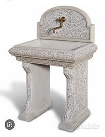 lavandino da giardino rosa