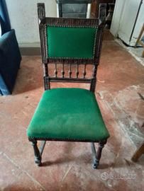 sedia modello francese luigi secondo 