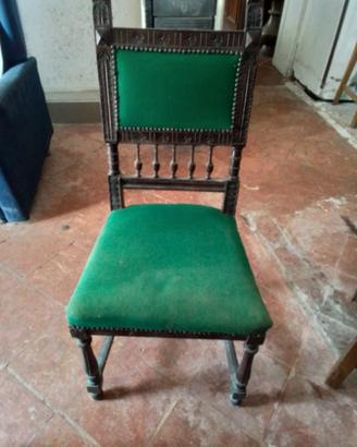 sedia modello francese luigi secondo 