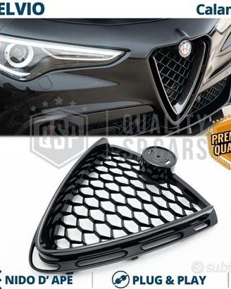 GRIGLIA Anteriore Alfa Romeo Stelvio IN CARBONIO