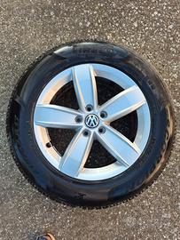 4 cerchi r17 volkwagen + gomme pirelli invern 2020