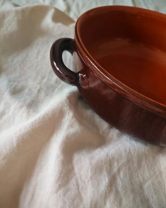 coppia di pentole in terracotta nuove 