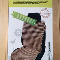 Coprisedile in palline di legno 