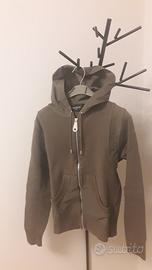 Maglione cotone cappuccio