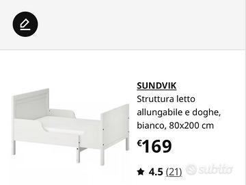 Letto ikea sundvik bambini