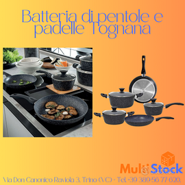 Batteria di pentole e padelle Tognana