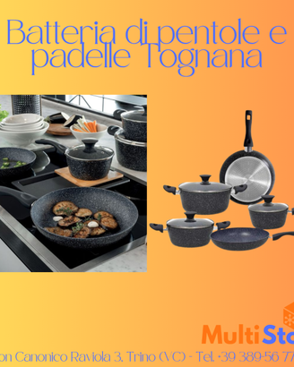 Batteria di pentole e padelle Tognana