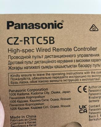 Panasonic pannello comandi climatizzatore 