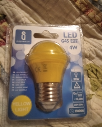 Lampadina Yellow light led