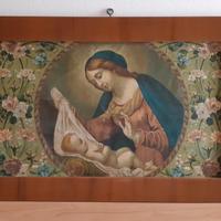 Quadro madonna con bambino