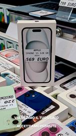 IPHONE 15 128GB BLACK nuovo