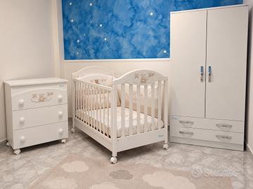 Cameretta neonato completa STAR AZZURRA DESIGN