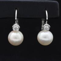 ORECCHINI MONACHELLE IN ORO BIANCO 18KT 750