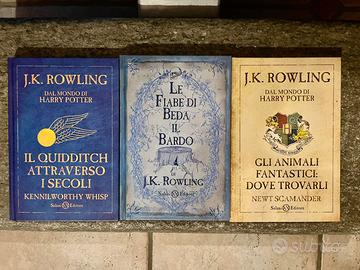 Harry Potter libri tris biblioteca hogwarts