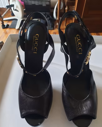 Sandali Gucci originali plateau tacco 36