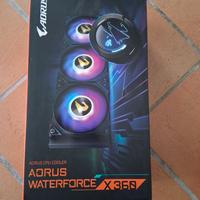 AORUS WATERFORCE X 360 sistema di raffreddamento