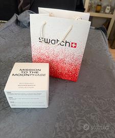 Omega Swatch Snoopy Moonswatch White