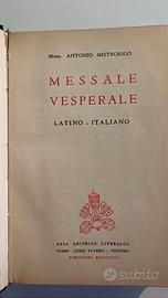 Messale Vesperale Latino - Italiano 1958