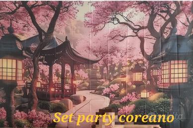 Set per festa a tema Korea
