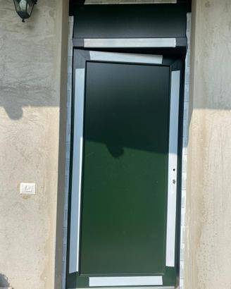 Portone pvc verde moderno NUOVO