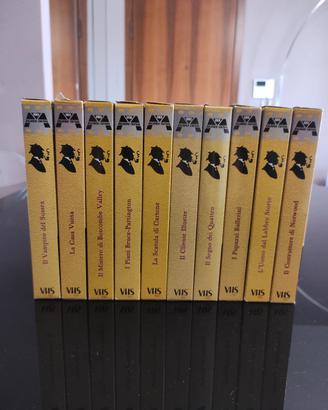 collezione vintage videocassette Sherlock Holmes 