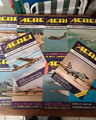 Rivista aeronautica AEREI anno 1979 dieci numeri