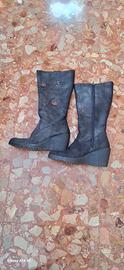 stivali n 41  donna in pelle 