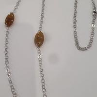 Collana lunga  88cm in argento 925