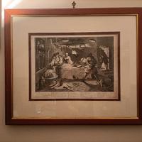 Stampa antica "Hudibras" T. Cook, 1802.