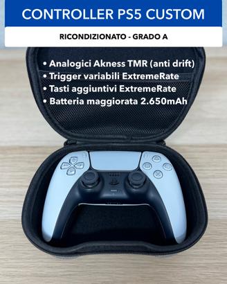 Controller PS5 modificato ExtremeRate e Aknes