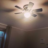 lampadario con ventole