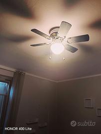 lampadario con ventole