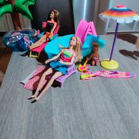 Barbie piscina con accessori 