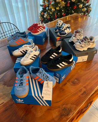 7 paia scarpe Bambino Adidas e NB - NUOVE