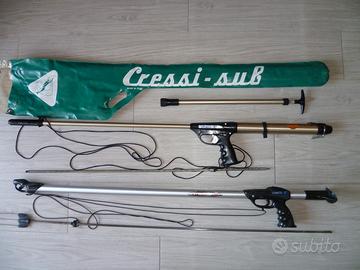 Fucili Sub Mares e Cressi vintage