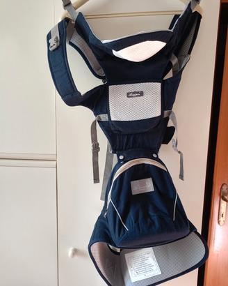 zaino porta bimbo blu