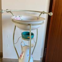 SET BAGNO / SET TOILETTE - LAVABO IN FERRO