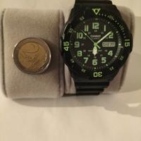 Casio orologio MRW 200 H Nero Verde Black Green