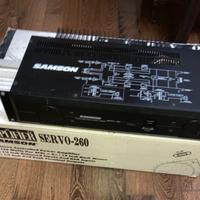 SAMSON SERVO 260 amplificatore di potenza stereo