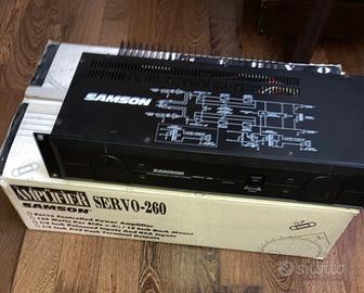 SAMSON SERVO 260 amplificatore di potenza stereo