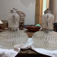 coppia lampadario lampadari epoca vetro murano