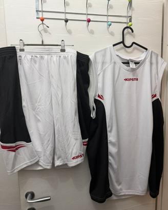 Nuovo Completo sportivo kipsta basket taglia xxl