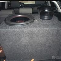 Subwoofer e amplificatore 