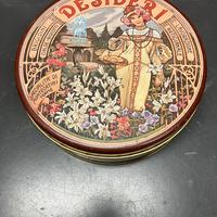 Scatola di latta Desideri Montecatini Terme