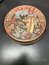 Scatola di latta Desideri Montecatini Terme