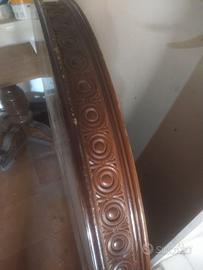 Tavolo in legno rotondo estensibile