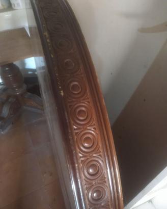 Tavolo in legno rotondo estensibile
