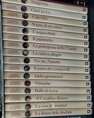 Raccolta DVD "Le grandi operette" - Fabbri editore