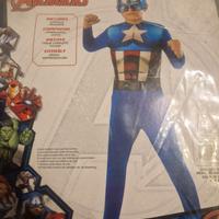 Costume di carnevale Capitan America