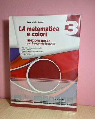 libro “la matematica a colori 3”